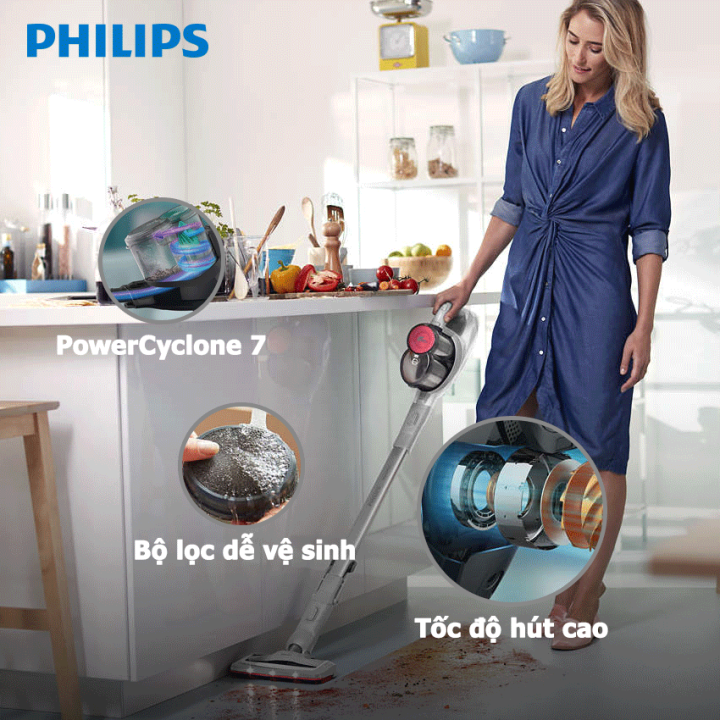 máy hút bụi không dây Philips FC6723