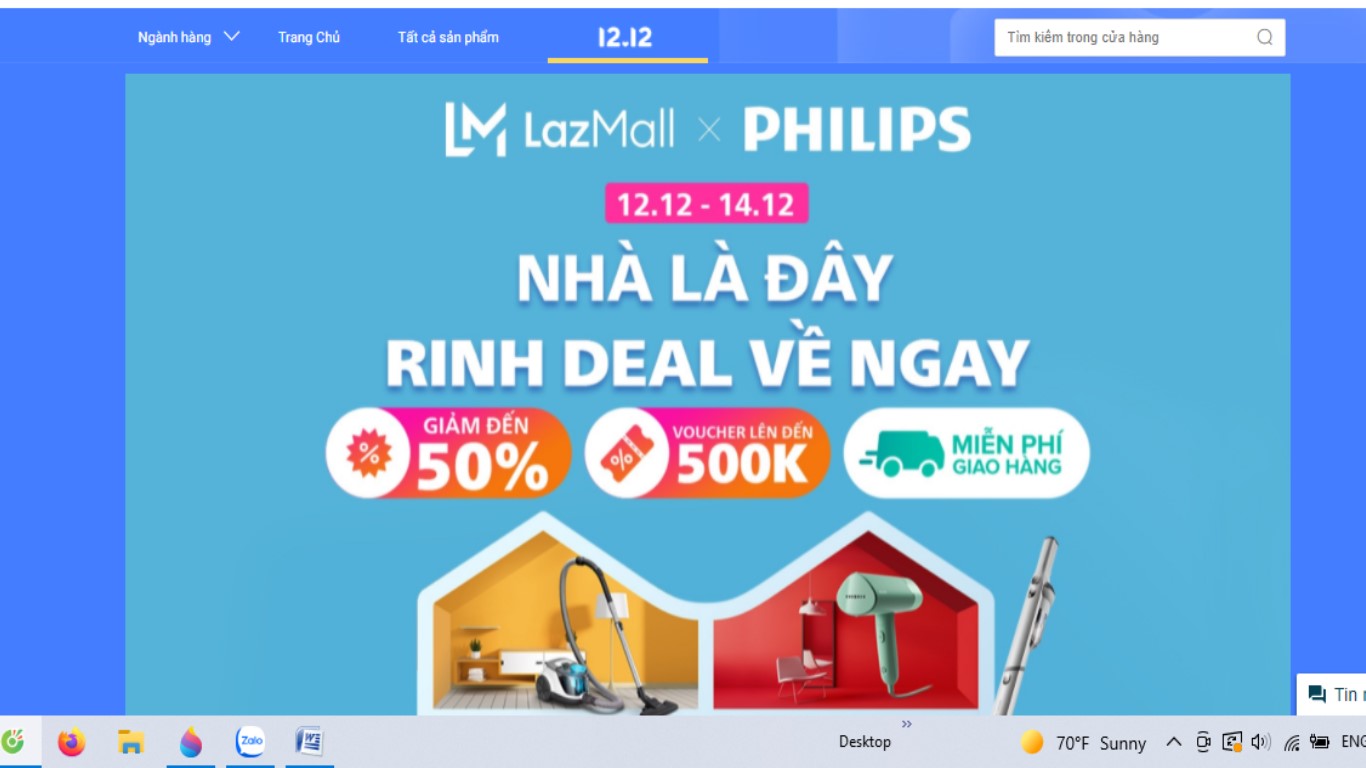 Philips Sale Lazada 12.12
